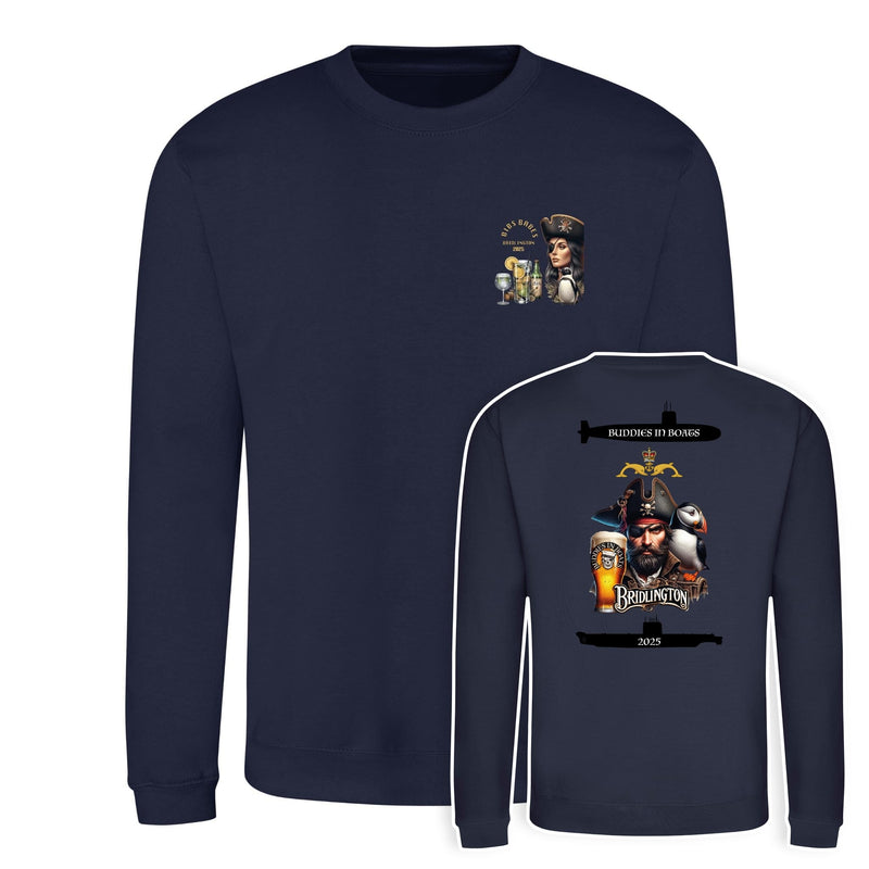 Buddies In Boats - Babes Annual Reunion 2025 Printed Sweatshirt