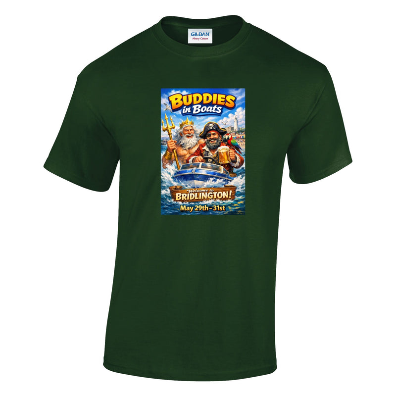 Buddies In Boats - Annual Reunion 2026 Printed T-Shirt