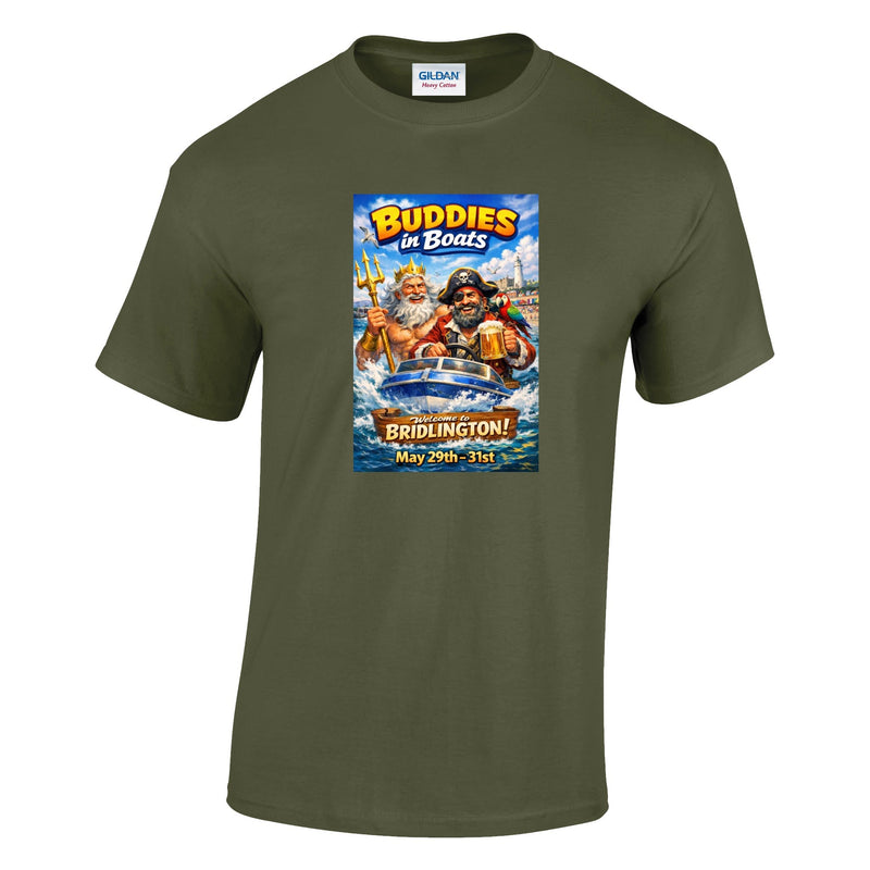 Buddies In Boats - Annual Reunion 2026 Printed T-Shirt