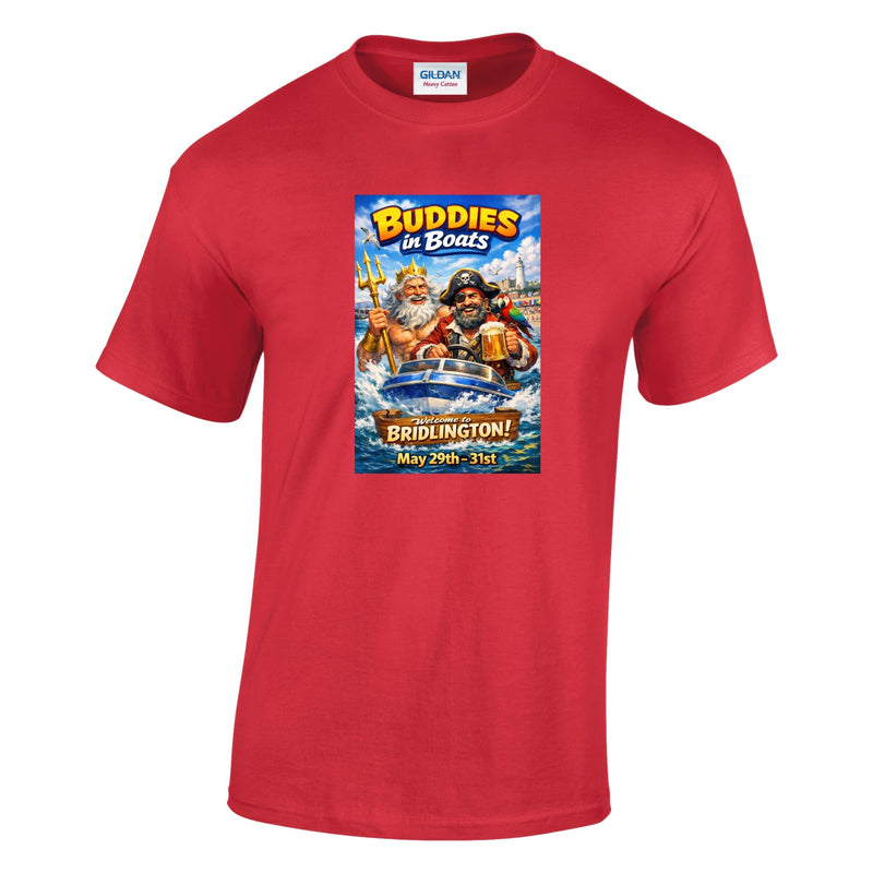 Buddies In Boats - Annual Reunion 2026 Printed T-Shirt