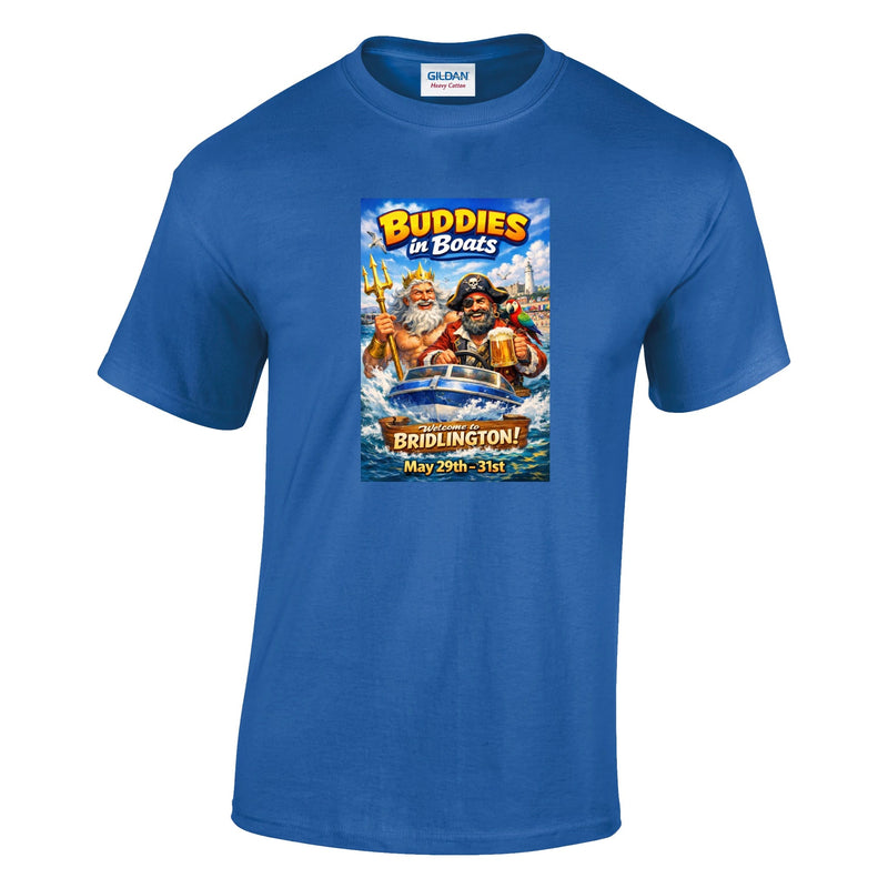 Buddies In Boats - Annual Reunion 2026 Printed T-Shirt