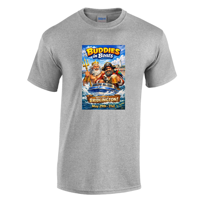 Buddies In Boats - Annual Reunion 2026 Printed T-Shirt