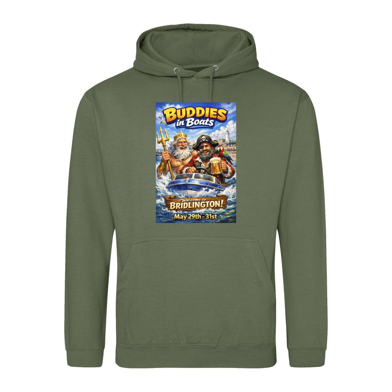 Buddies In Boats - Annual Reunion 2026 Printed Hoodie