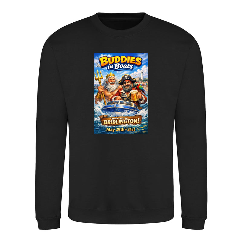 Buddies In Boats - Annual Reunion 2026 Printed Sweatshirt