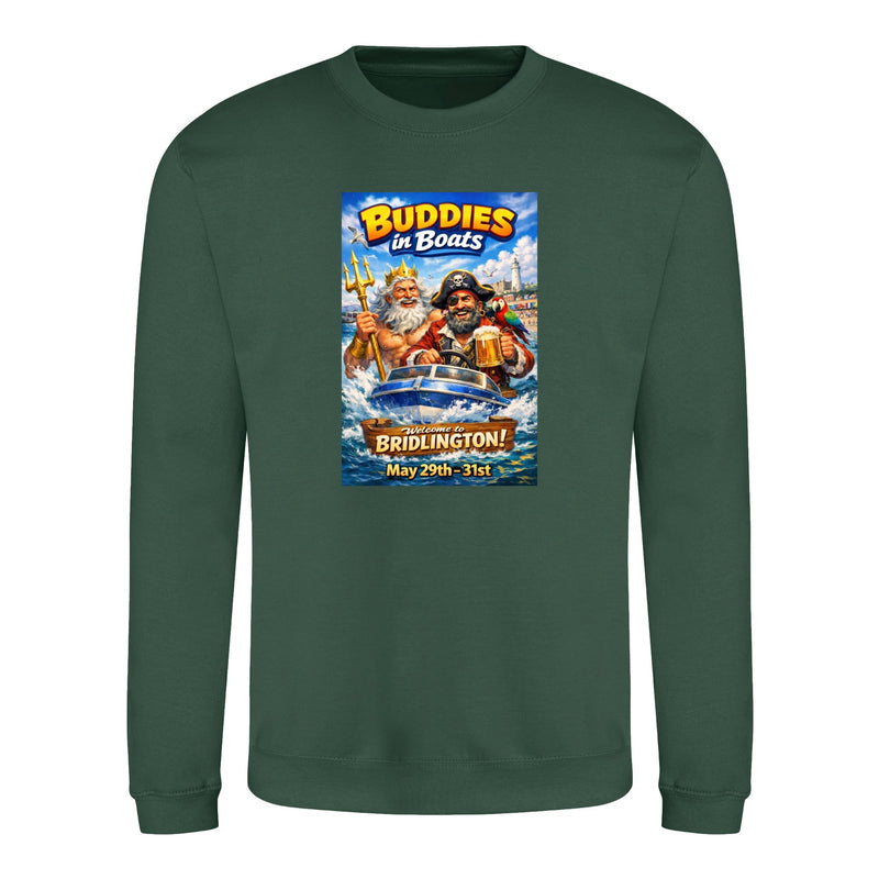Buddies In Boats - Annual Reunion 2026 Printed Sweatshirt