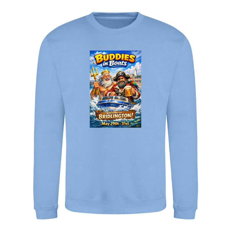 Buddies In Boats - Annual Reunion 2026 Printed Sweatshirt
