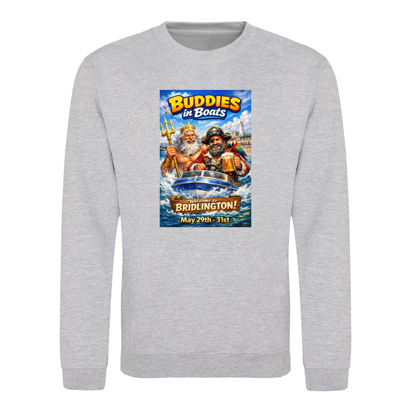 Buddies In Boats - Annual Reunion 2026 Printed Sweatshirt
