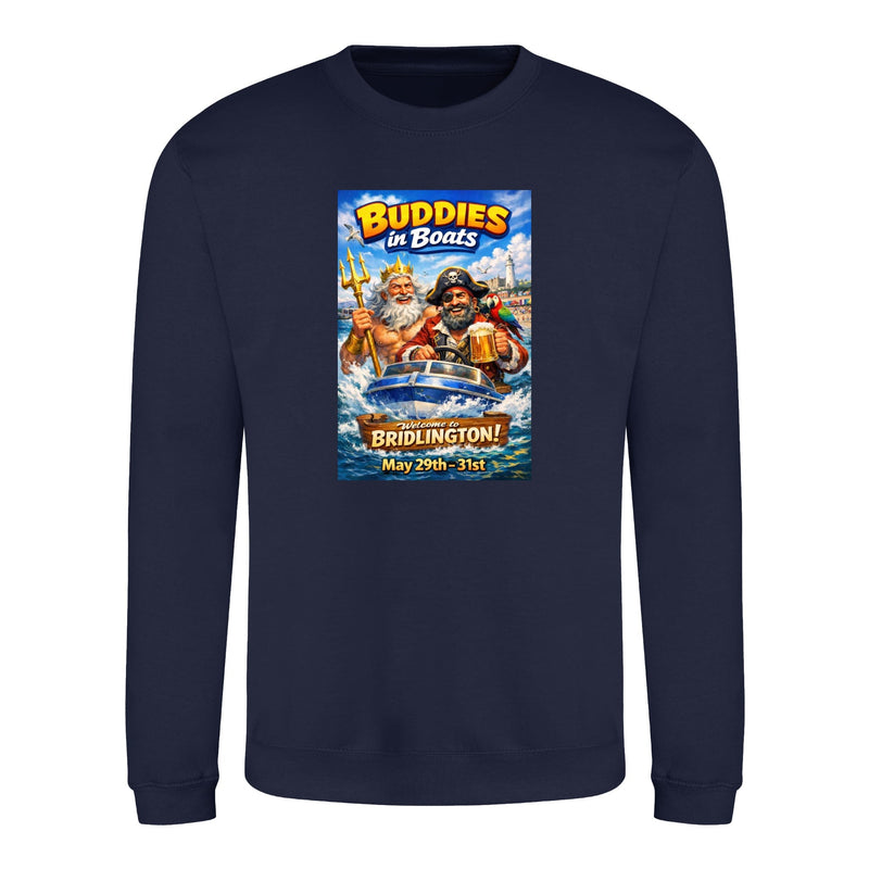 Buddies In Boats - Annual Reunion 2026 Printed Sweatshirt