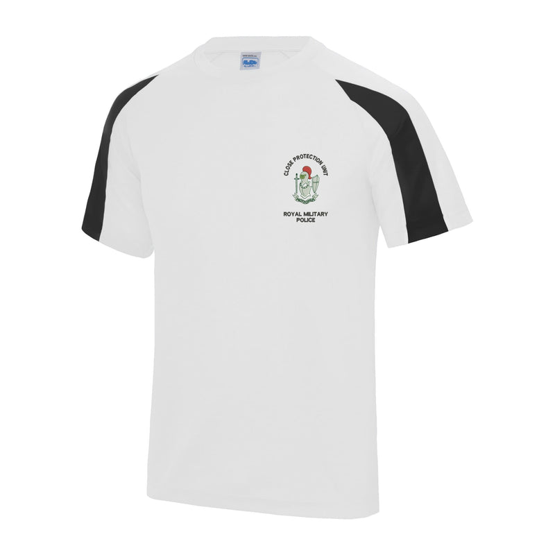 Close Protection Unit Royal Military Police Contrast Polyester T-Shirt