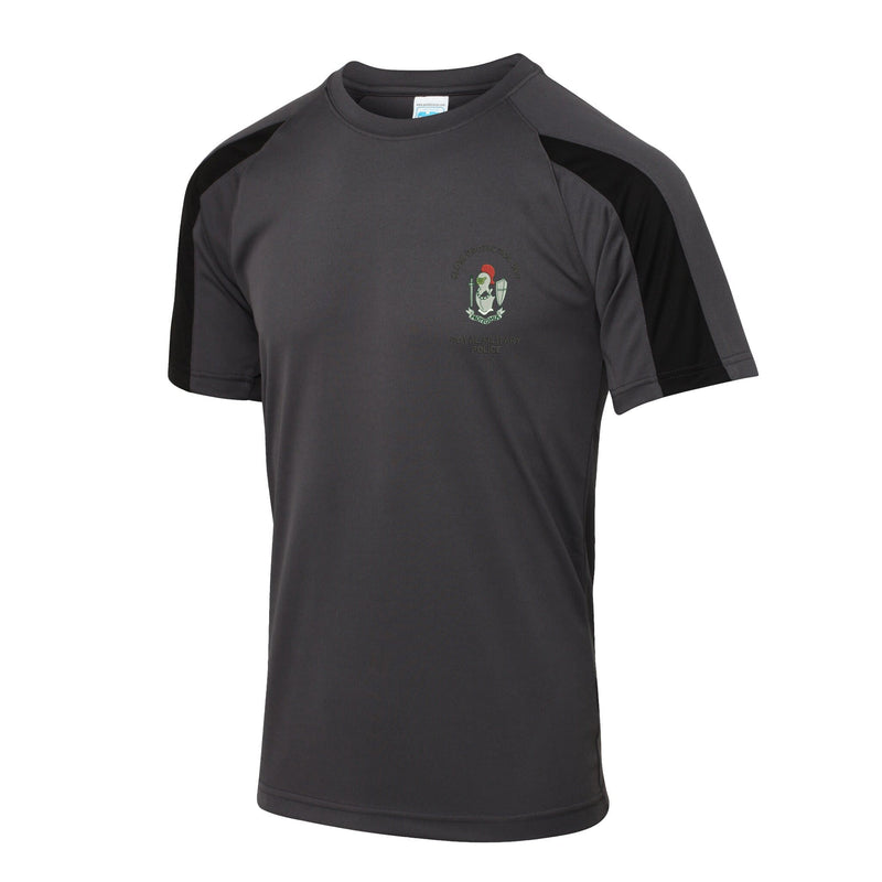 Close Protection Unit Royal Military Police Contrast Polyester T-Shirt
