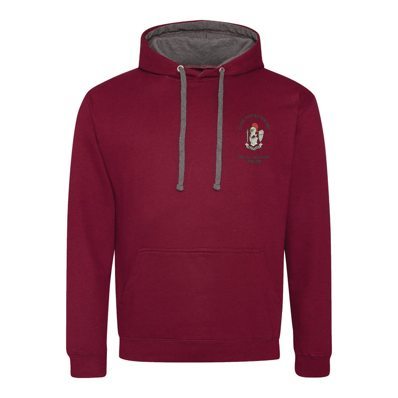 Close Protection Unit Royal Military Police Varsity Contrast Hoodie