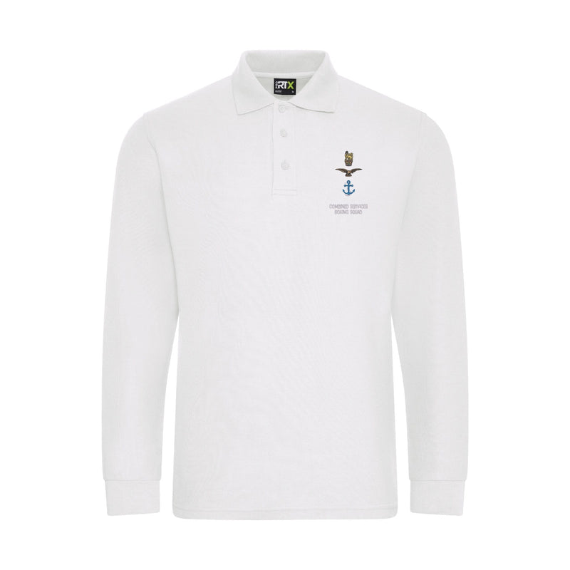 Combined Services Boxing Squad Long Sleeve Polo Shirt