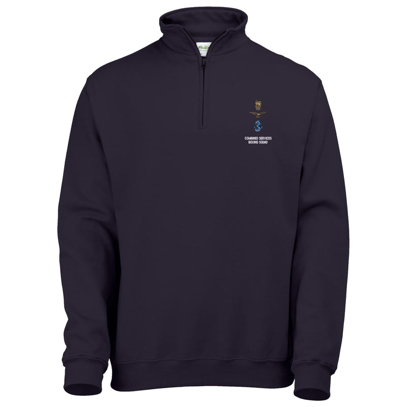 Combined Services Boxing Squad Quarter Zip Sweatshirt