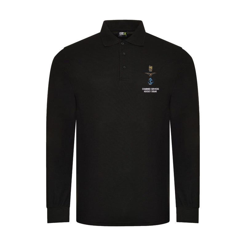 Combined Services Hockey Squad Long Sleeve Polo Shirt