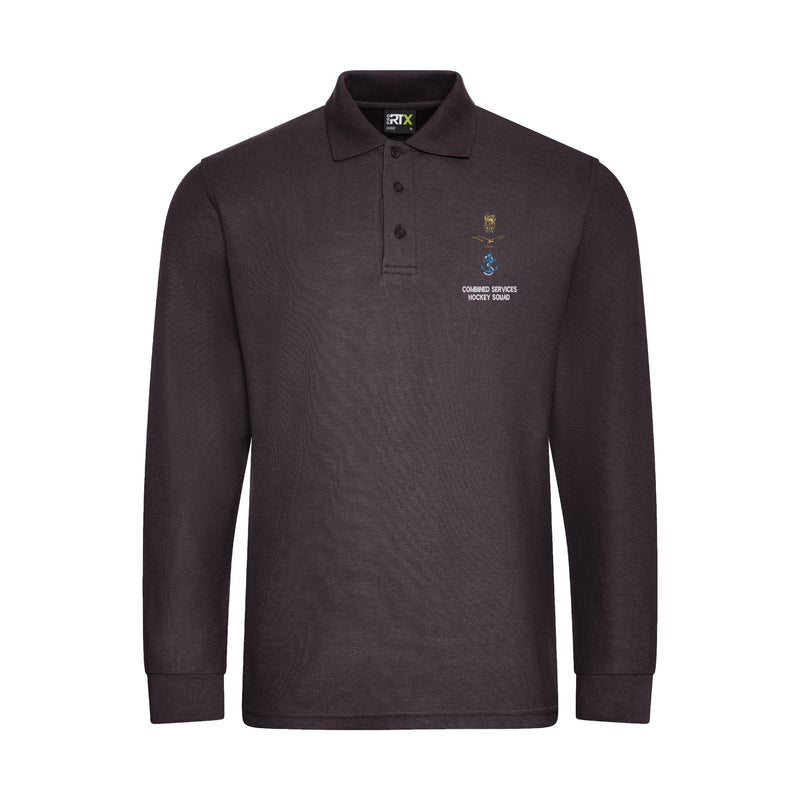 Combined Services Hockey Squad Long Sleeve Polo Shirt