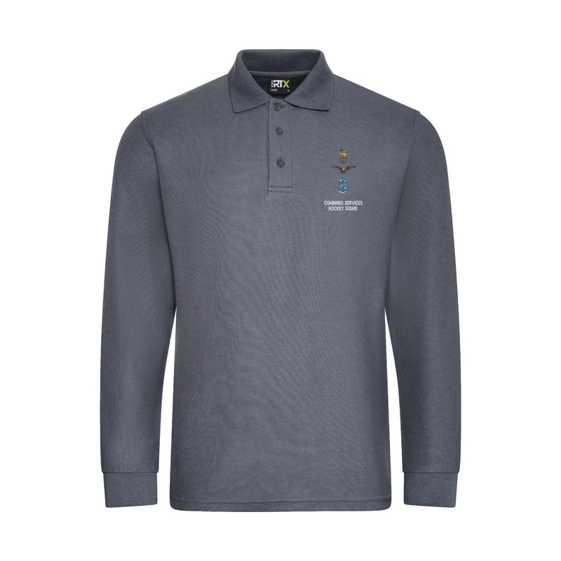 Combined Services Hockey Squad Long Sleeve Polo Shirt