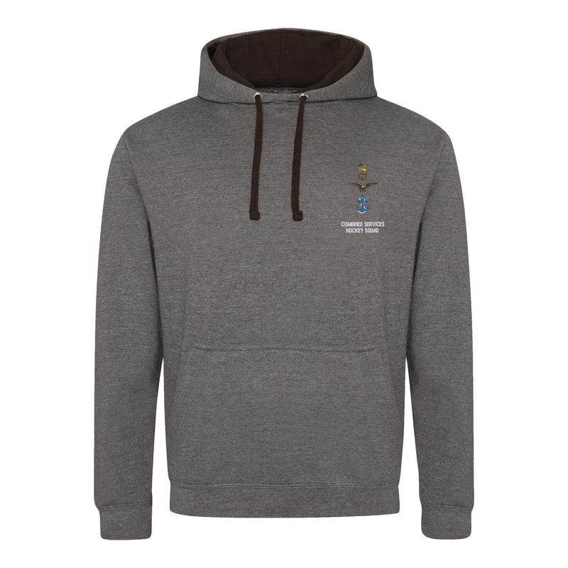 Combined Services Hockey Squad Varsity Contrast Hoodie