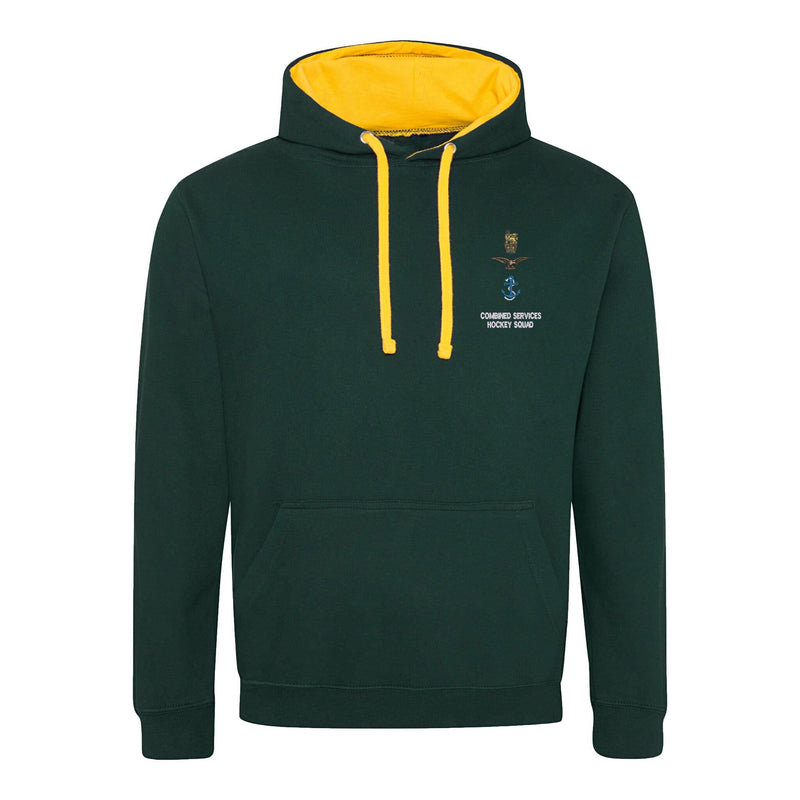 Combined Services Hockey Squad Varsity Contrast Hoodie