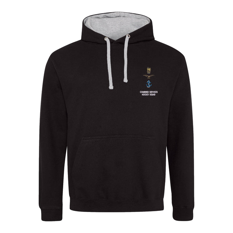 Combined Services Hockey Squad Varsity Contrast Hoodie