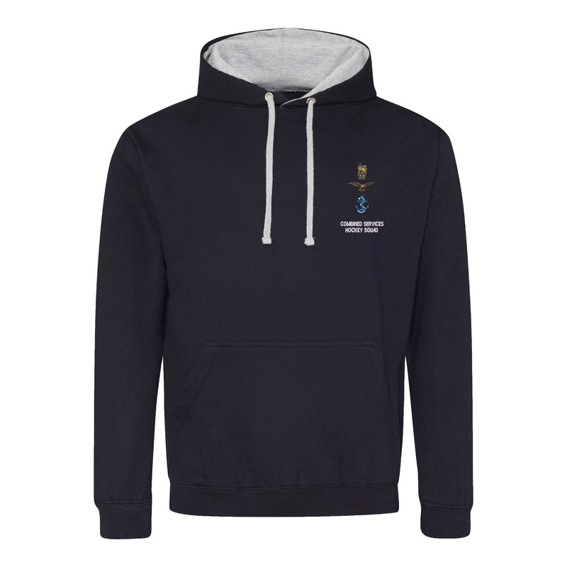 Combined Services Hockey Squad Varsity Contrast Hoodie