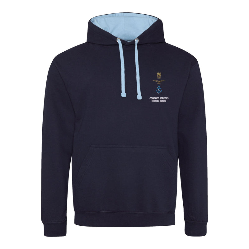 Combined Services Hockey Squad Varsity Contrast Hoodie