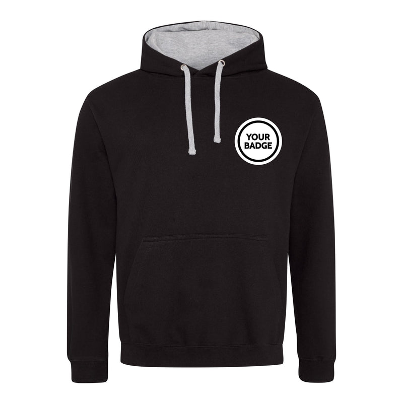 Swift and Secure Varsity Contrast Hoodie