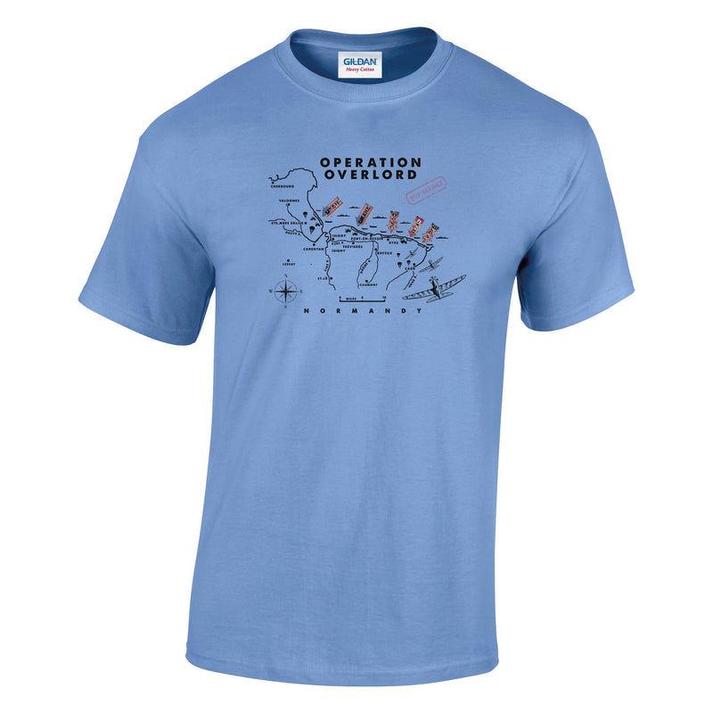 D-Day Operation Overlord Printed T-Shirt