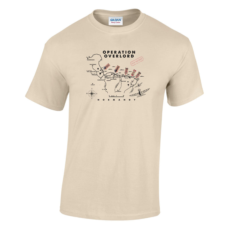 D-Day Operation Overlord Printed T-Shirt