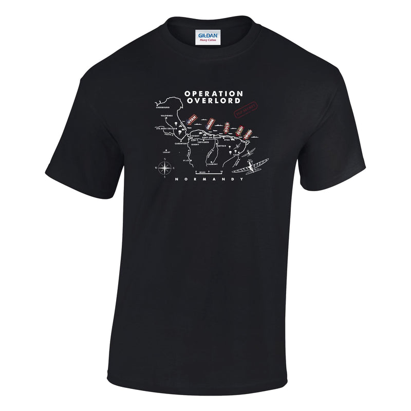 D-Day Operation Overlord Printed T-Shirt