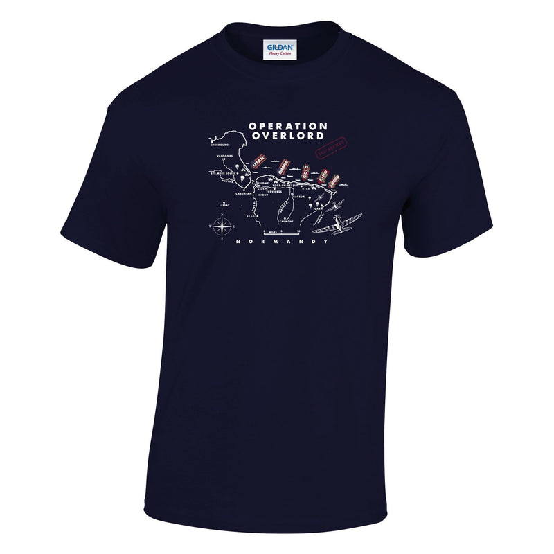 D-Day Operation Overlord Printed T-Shirt