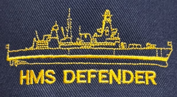 Type 45 / Daring Class Destroyer - Royal Navy Embroidered Cap