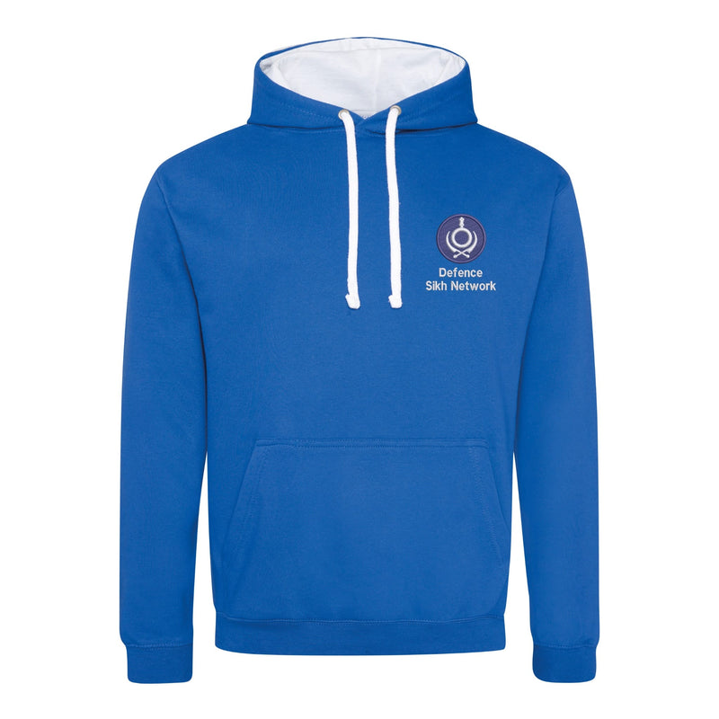 Defence Sikh Network Varsity Contrast Hoodie