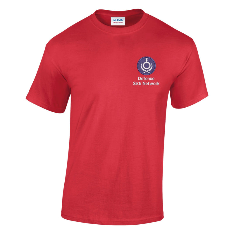 Defence Sikh Network Cotton T-Shirt