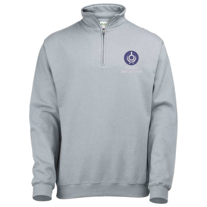 Defence Sikh Network Quarter Zip Sweatshirt