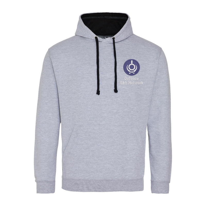 Defence Sikh Network Varsity Contrast Hoodie