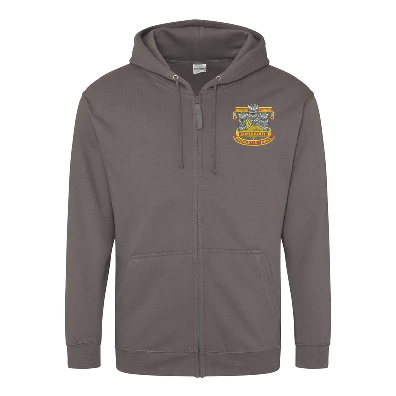 Devon and Dorset Regiment Zipped Hoodie