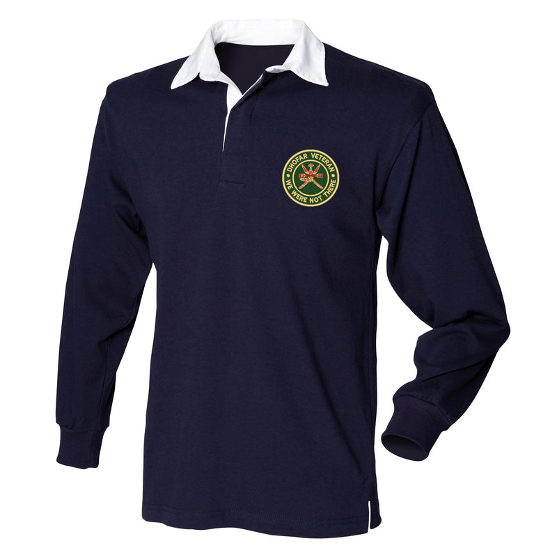 Dhofar Veteran Front Row Long Sleeve Rugby Shirt