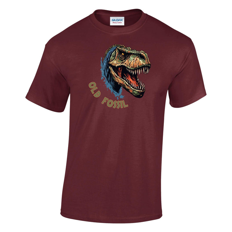 Old Fossil Dino Printed T-Shirt
