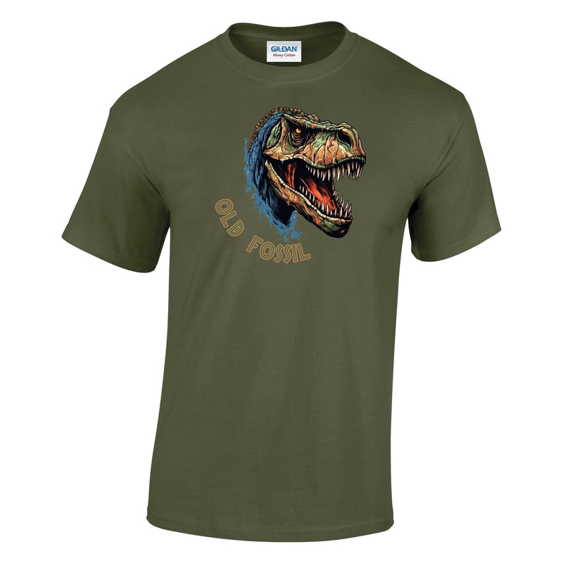 Old Fossil Dino Printed T-Shirt