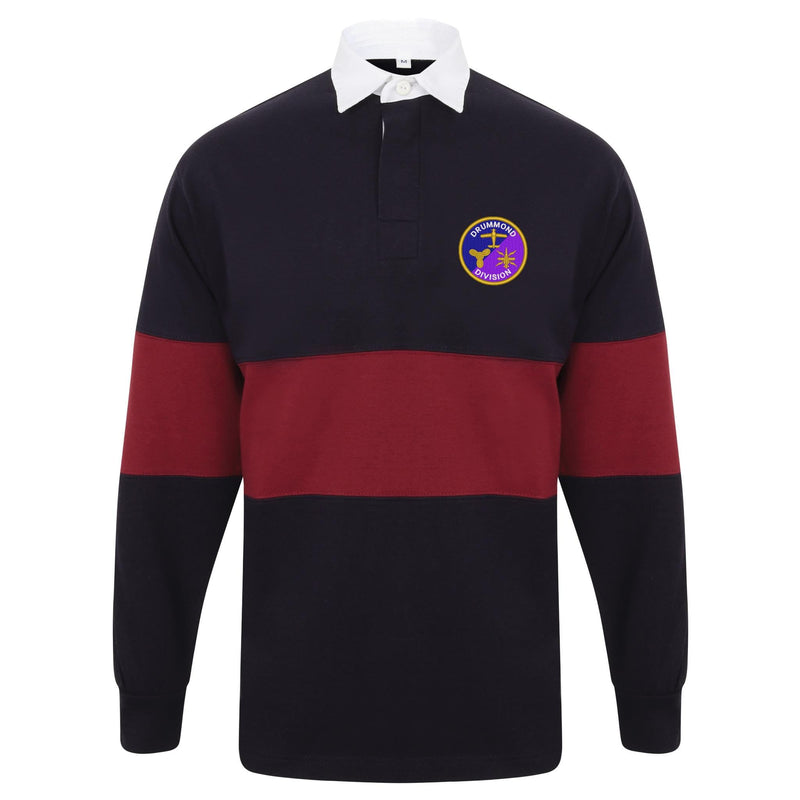 Drummond Division BRNC Long Sleeve Panelled Rugby Shirt