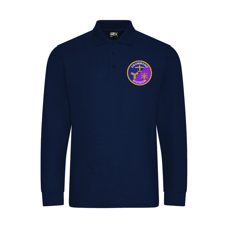 Drummond Division BRNC Long Sleeve Polo Shirt