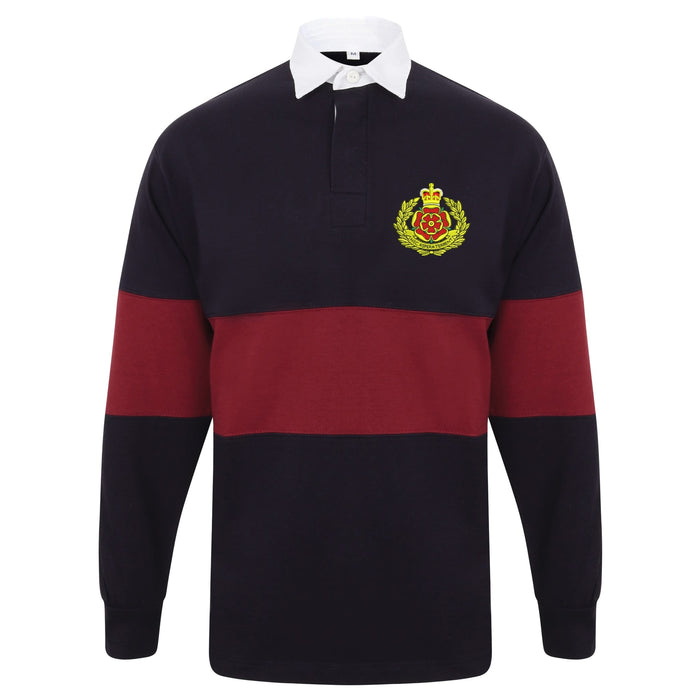 Duke of Lancaster's Regiment Long Sleeve Panelled Rugby Shirt