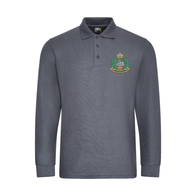East Lancashire Regiment Long Sleeve Polo Shirt