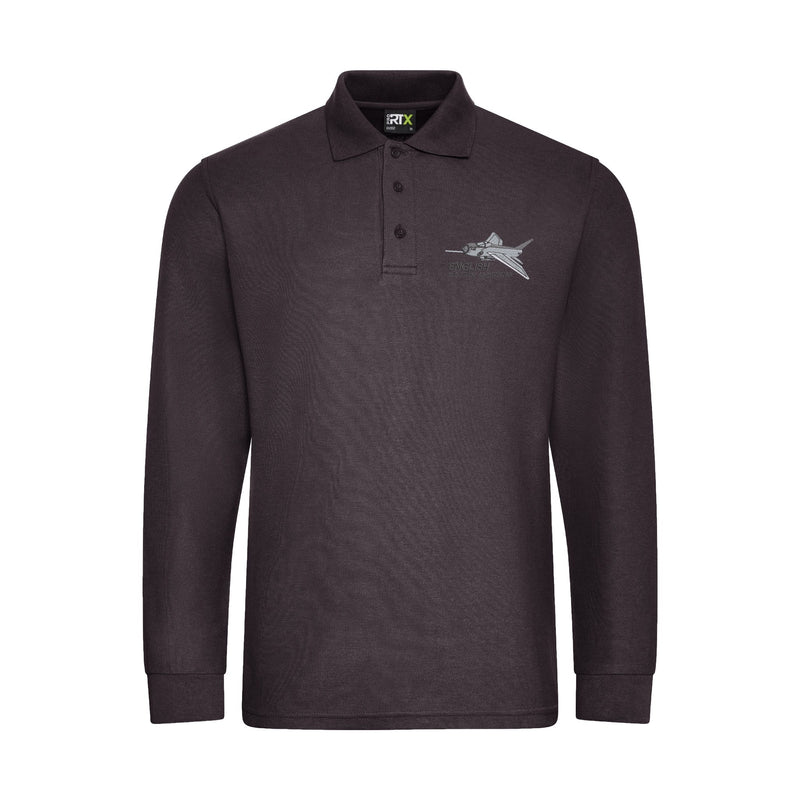 English Electric Lightning Long Sleeve Polo Shirt