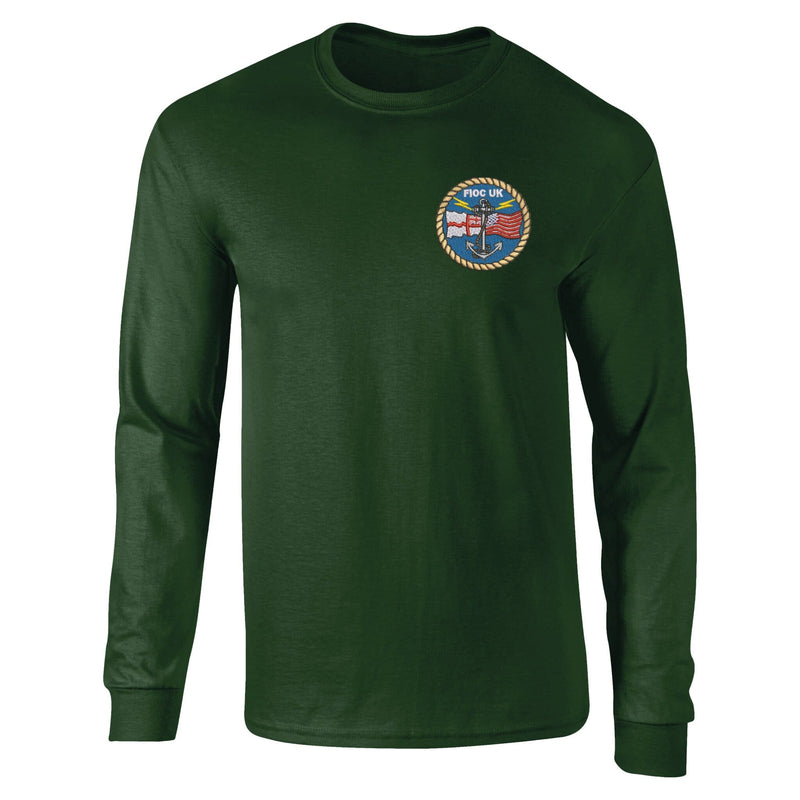 FIOC UK (Fleet Information Operations Center) Long Sleeve T-Shirt