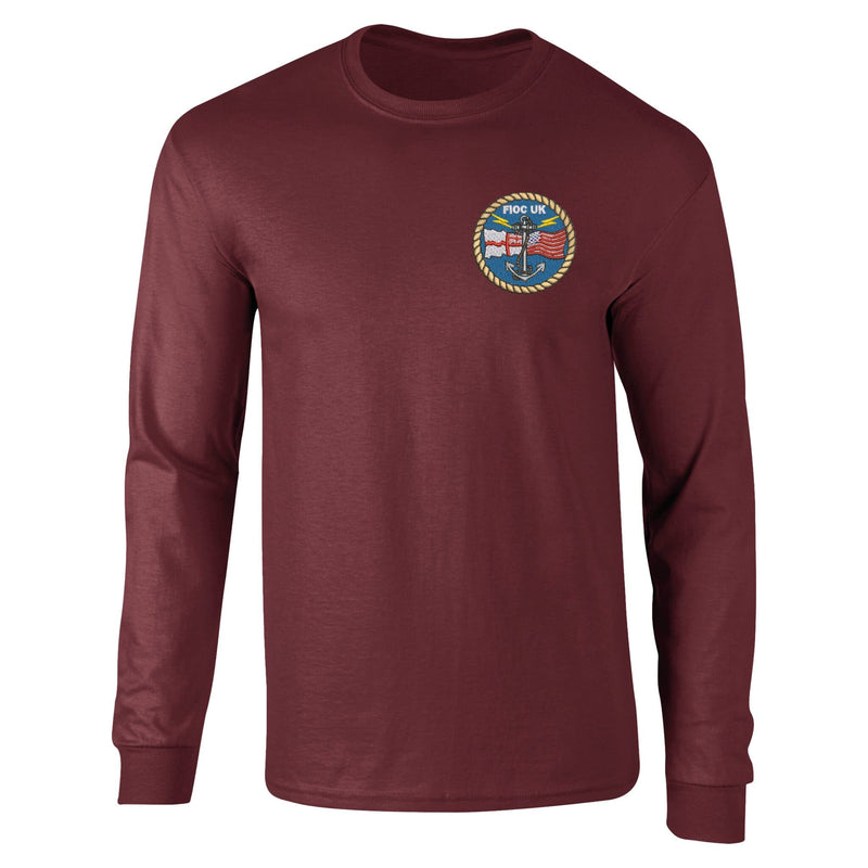 FIOC UK (Fleet Information Operations Center) Long Sleeve T-Shirt