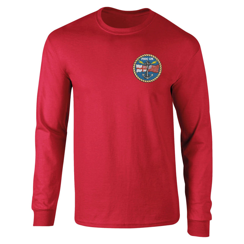 FIOC UK (Fleet Information Operations Center) Long Sleeve T-Shirt