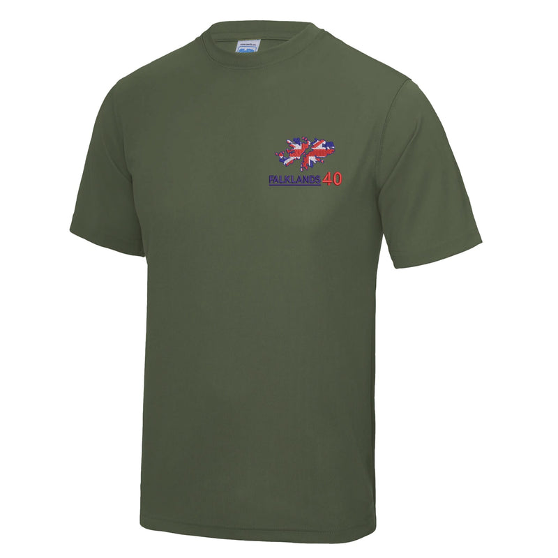 Falklands 40th Anniversary Polyester T-Shirt