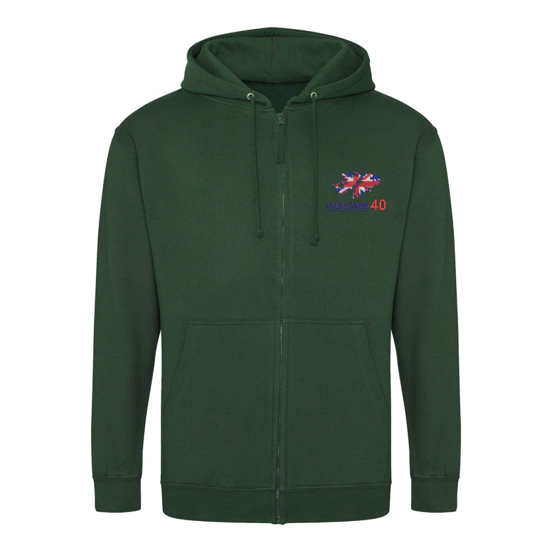 Falklands Anniversary Zipped Hoodie