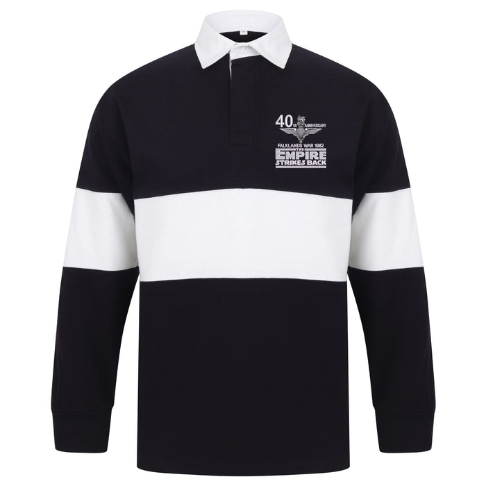 Falklands 40th Anniversary Long Sleeve Panelled Rugby Shirt